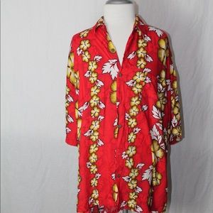 Men’s tiki Jakes Hawaiian shirt size xxl T11XP